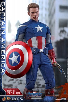 Avengers: Endgame Movie Masterpiece Actionfigur 1/6 Captain America (2012 Version) 30 cm - Beschädigte Verpackung