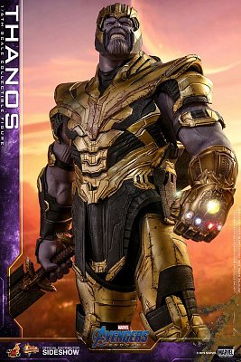 Avengers: Endgame Movie Masterpiece Actionfigur 1/6 Thanos 42 cm --- BESCHAEDIGTE VERPACKUNG