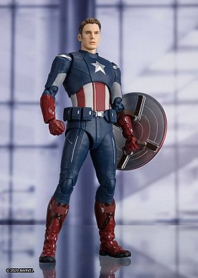 Avengers: Endgame S.H. Figuarts Actionfigur Captain America Cap VS. Cap Edition 15 cm