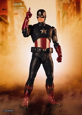 Avengers: Endgame S.H. Figuarts Actionfigur Captain America Cap VS. Cap Edition 15 cm