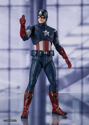 Avengers: Endgame S.H. Figuarts Actionfigur Captain America Cap VS. Cap Edition 15 cm