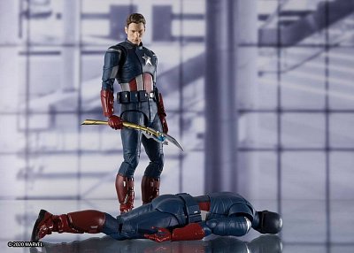 Avengers: Endgame S.H. Figuarts Actionfigur Captain America Cap VS. Cap Edition 15 cm