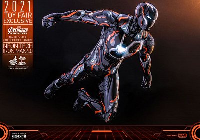 Avengers: Infinity War Actionfigur 1/6 Iron Man Neon Tech 4.0 2021 Toy Fair Exclusive 32 cm