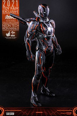 Avengers: Infinity War Actionfigur 1/6 Iron Man Neon Tech 4.0 2021 Toy Fair Exclusive 32 cm