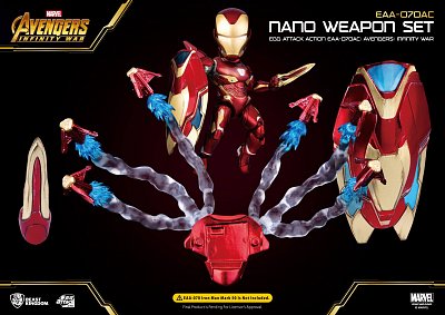 Avengers Infinity War Egg Attack Zubehör-Set Iron Man MK50 Nano Weapon Set