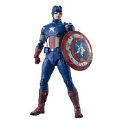 Avengers S.H. Figuarts Actionfigur Captain America (Avengers Assemble Edition) 15 cm