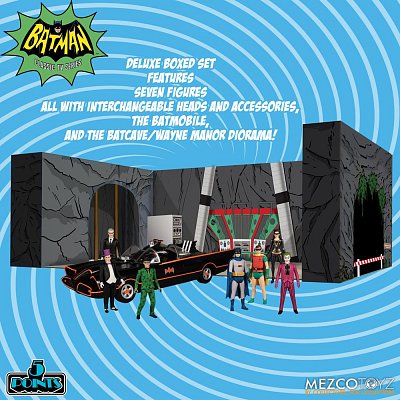 Batman Classic TV Series 5 Points Actionfiguren Deluxe Box Set Batman (1966) 9 cm