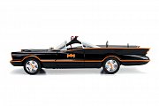 Batman Diecast Modell 1/18 1966 Batmobil mit Leuchtfunktionen und Figuren