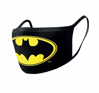 Batman Stoffmasken 2er-Pack Logo