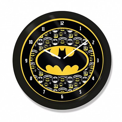 Batman Wanduhr Logo