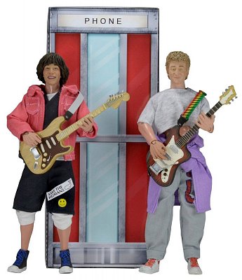 Bill & Ted´s verrückte Reise durch die Zeit Actionfiguren Doppelpack Bill & Ted 20 cm --- BESCHAEDIG