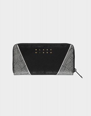 Black Widow Zip Around Geldbeutel Hourglass