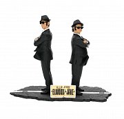 Blues Brothers Movie Icons Statuen Doppelpack Jake & Elwood 18 cm --- BESCHAEDIGTE VERPACKUNG