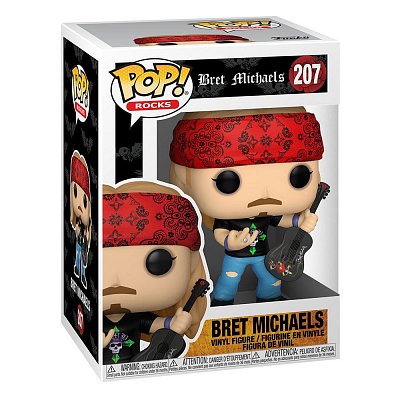 Bret Michaels POP! Rocks Vinyl Figuren Bret Michaels 9 cm Sortiment (6)