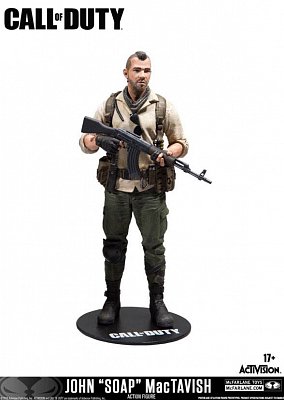 Call of Duty Actionfigur John \'Soap\' MacTavish 15 cm --- BESCHAEDIGTE VERPACKUNG