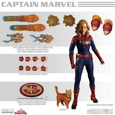 Captain Marvel Actionfigur 1/12 Captain Marvel 16 cm