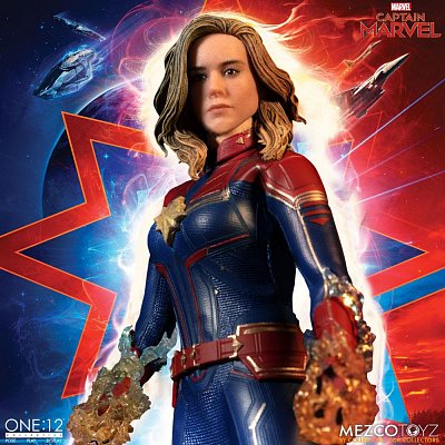 Captain Marvel Actionfigur 1/12 Captain Marvel 16 cm