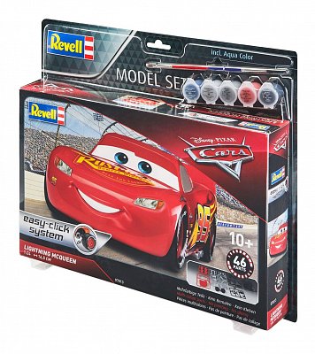 Cars Easy-Click Modellbausatz 1/24 Lightning McQueen 17 cm