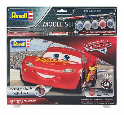 Cars Easy-Click Modellbausatz 1/24 Lightning McQueen 17 cm