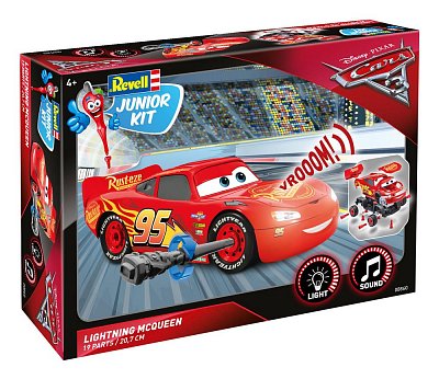 Cars Junior Kit Modellbausatz mit Sound & Leuchtfunktion 1/20 Lightning McQueen