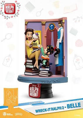 Chaos im Netz D-Stage PVC Diorama Belle & Vanellope 15 cm --- BESCHAEDIGTE VERPACKUNG