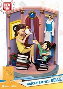 Chaos im Netz D-Stage PVC Diorama Belle & Vanellope 15 cm --- BESCHAEDIGTE VERPACKUNG