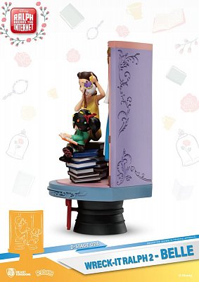 Chaos im Netz D-Stage PVC Diorama Belle & Vanellope 15 cm --- BESCHAEDIGTE VERPACKUNG