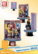 Chaos im Netz D-Stage PVC Diorama Belle & Vanellope 15 cm --- BESCHAEDIGTE VERPACKUNG