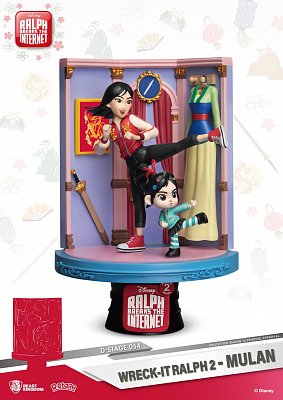 Chaos im Netz D-Stage PVC Diorama Mulan 18 cm