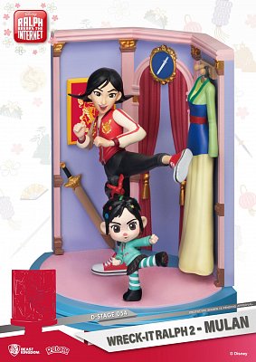 Chaos im Netz D-Stage PVC Diorama Mulan 18 cm