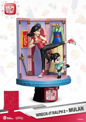 Chaos im Netz D-Stage PVC Diorama Mulan 18 cm