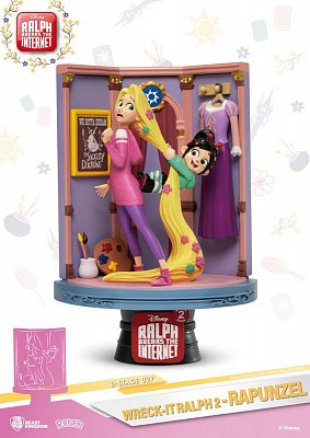 Chaos im Netz D-Stage PVC Diorama Rapunzel & Vanellope 15 cm