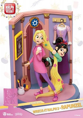 Chaos im Netz D-Stage PVC Diorama Rapunzel & Vanellope 15 cm