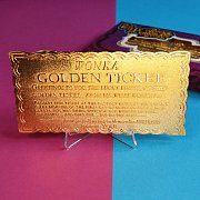 Charlie und die Schokoladenfabrik Replik Mini Golden Ticket