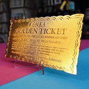 Charlie und die Schokoladenfabrik Replik Mini Golden Ticket