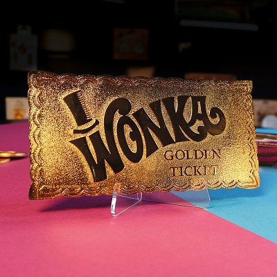 Charlie und die Schokoladenfabrik Replik Mini Golden Ticket