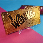 Charlie und die Schokoladenfabrik Replik Mini Golden Ticket