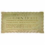 Charlie und die Schokoladenfabrik Replik Mini Golden Ticket