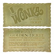 Charlie und die Schokoladenfabrik Replik Mini Golden Ticket
