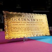 Charlie und die Schokoladenfabrik Replik Mini Golden Ticket