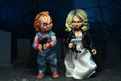 Chucky und seine Braut Clothed Actionfiguren Doppelpack Chucky & Tiffany 14 cm