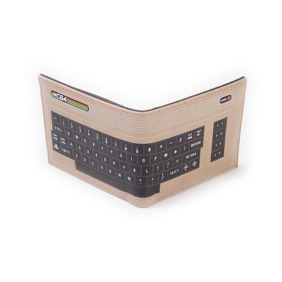 Commodore 64 Bifold Geldbeutel C64 Keyboard
