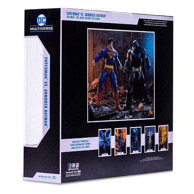 DC Actionfiguren Collector Multipack Superman vs. Armored Batman 18 cm