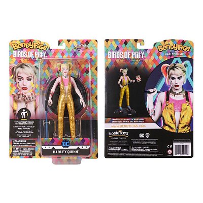 DC Comics Bendyfigs Biegefigur Harley Quinn BOP with Mallet 19 cm