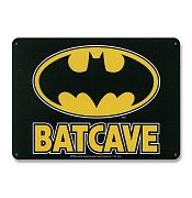 DC Comics Blechschild Batcave 15 x 21 cm