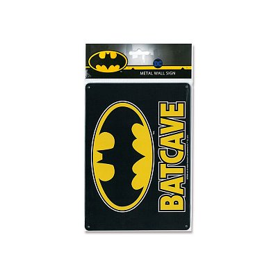 DC Comics Blechschild Batcave 15 x 21 cm