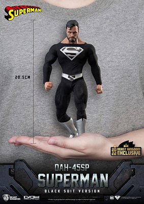 DC Comics Dynamic 8ction Heroes Actionfigur 1/9 Superman Black Suit 20 cm