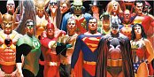 DC Comics Glas-Poster Justice League 60 x 30 cm