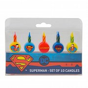 DC Comics Kuchenkerzen 10er-Pack Superman