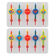 DC Comics Kuchenkerzen 10er-Pack Superman
